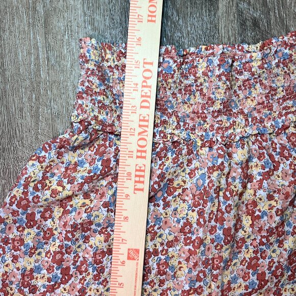 Rails Addison Smocked Floral Mini Skirt - Boho Chic - Size M - Picture 4 of 5